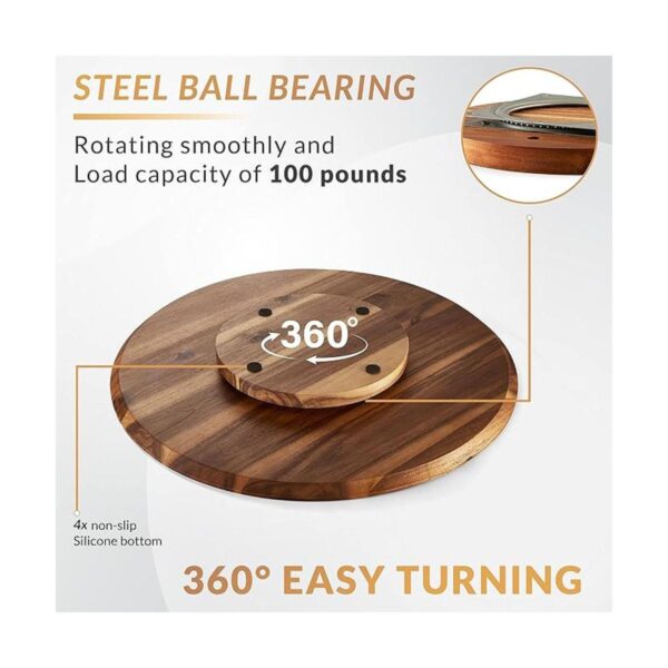 Tidita Organizador Lazy Susan de 21 pulgadas para mesa