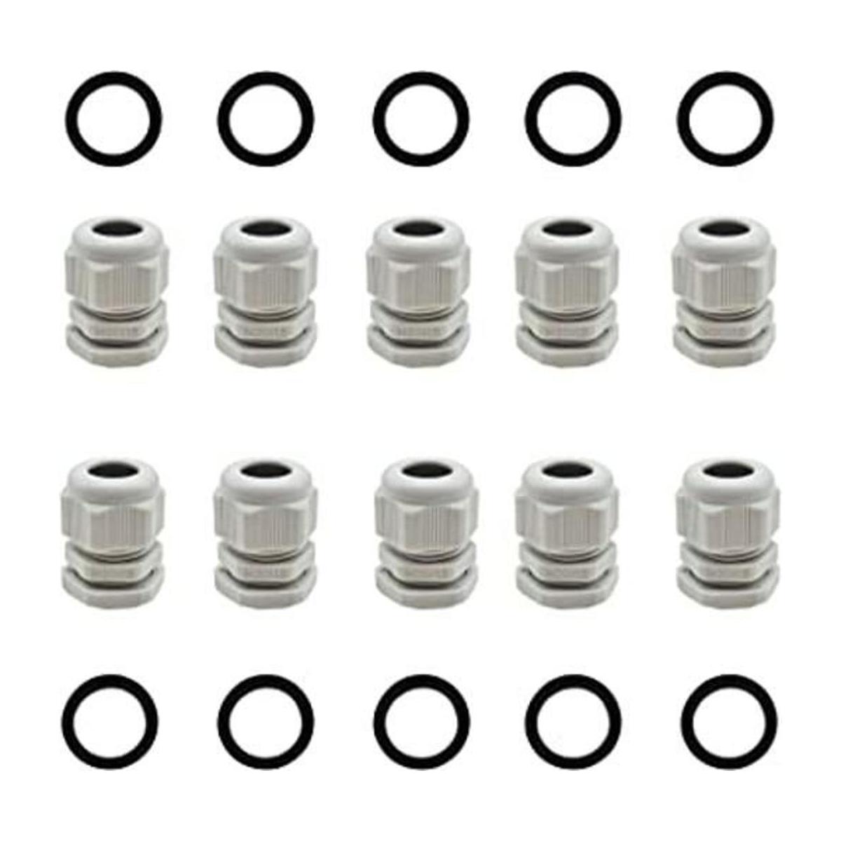 GWYAN 10 prensaestopas M20 x 1.5 impermeables conectores