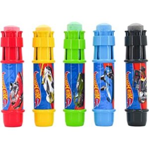Hot Wheels Soportes de tiza jumbo 5 palitos de tiza con_1