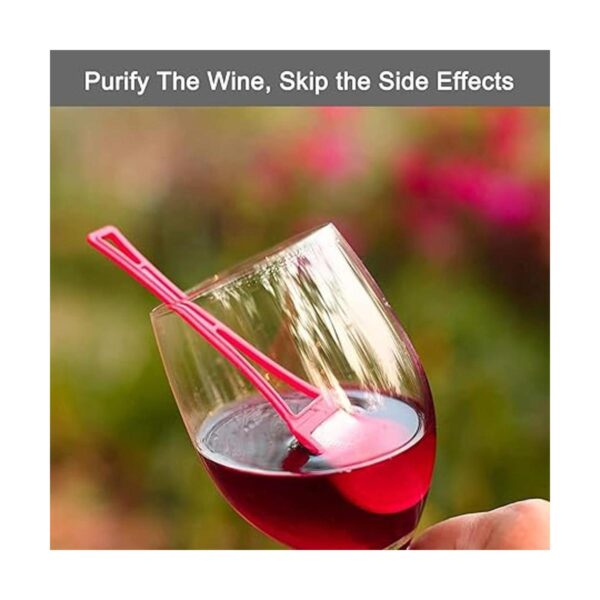 Barra de filtro de vino paquete de 8 rojo elimina