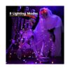 Brizled Luces de Halloween naranjas y moradas 39.37 pies