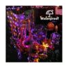 Brizled Luces de Halloween naranjas y moradas 39.37 pies