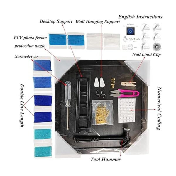 EYANKUNG Kit de manualidades de cuerda 3D para adultos_2