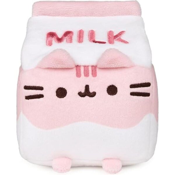 GUND Pusheen Animal de peluche de gato con leche de fresa_2