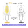 DiCUNO Bombilla LED G8 regulable 2 W equivalente a 20_3