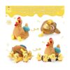 Pollo de gallina de peluche de 9.84 pulgadas con vientre_4