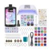 LETS RESIN Kit de resina UV con luz 153 piezas de resina_1