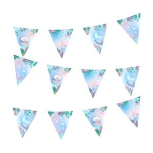 Guirnalda de banderines triangulares para fiestas de_1