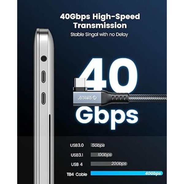 ORICO Cable compatible con Thunderbolt 4 de ángulo recto_2