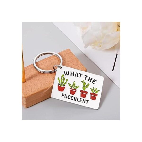 Divertido llavero de regalo de cactus para la naturaleza_5