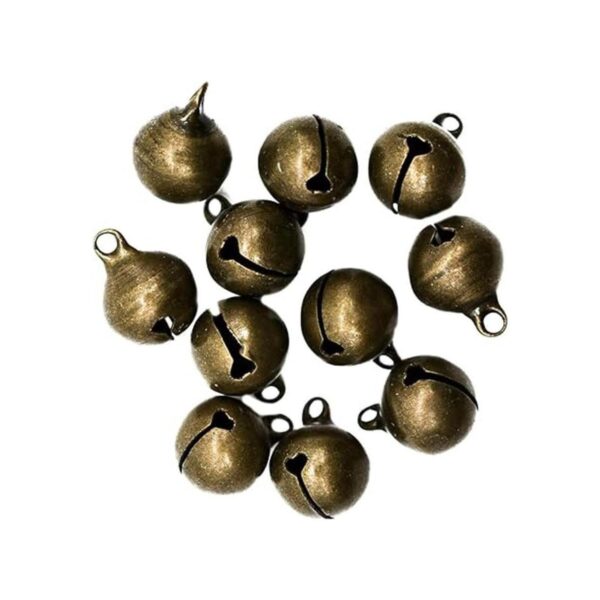 Pinenjoy 50 cascabeles vintage de 0.551 in 59 pulgadas_4