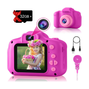 PROGRACE Cámara para niños y niñas Cámara digital doble_1
