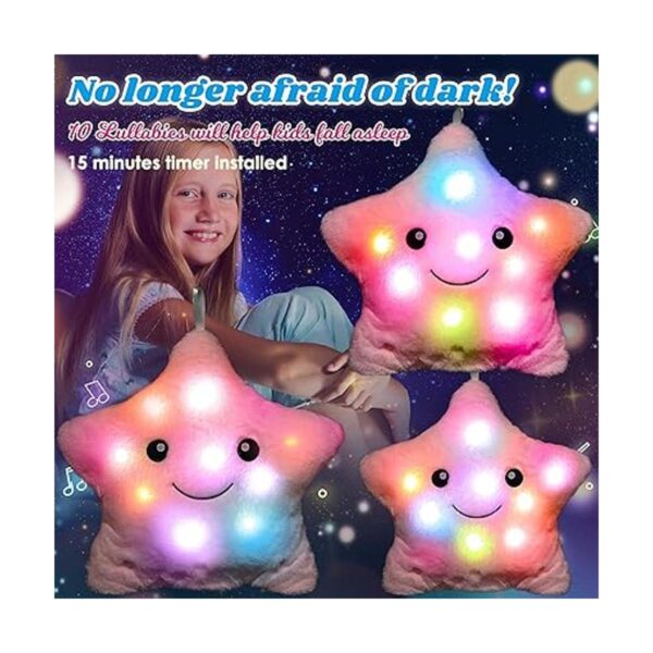 Cuteoy Juguete de peluche con luces LED y estrella_3