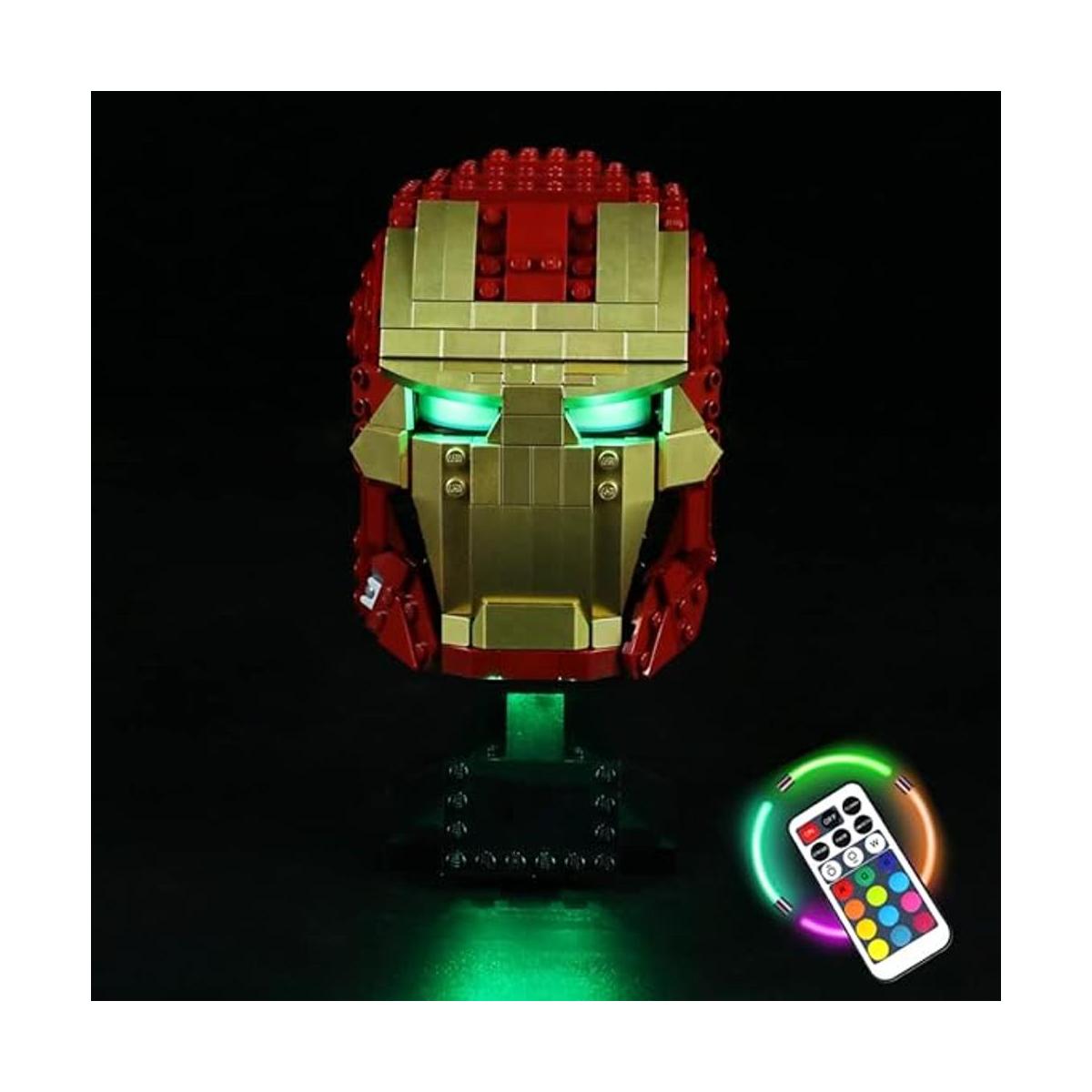 LMTIC Kit de iluminación LED de control remoto para casco