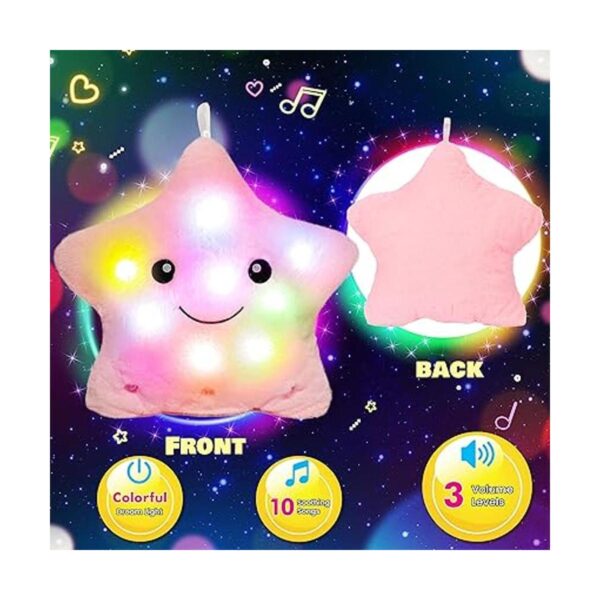 Cuteoy Juguete de peluche con luces LED y estrella_4