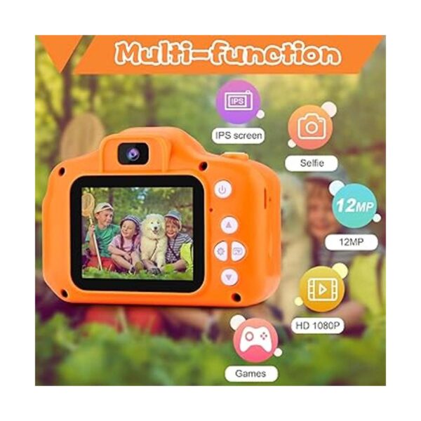 PROGRACE Cámara para niños y niñas cámara doble selfie_2