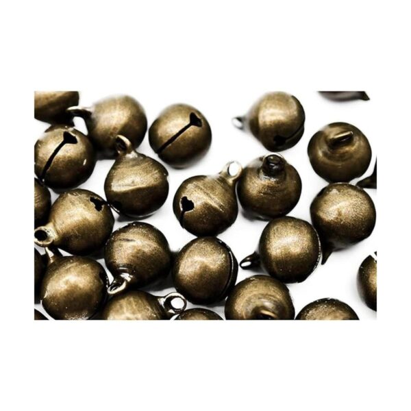 Pinenjoy 50 cascabeles vintage de 0.551 in 59 pulgadas_3