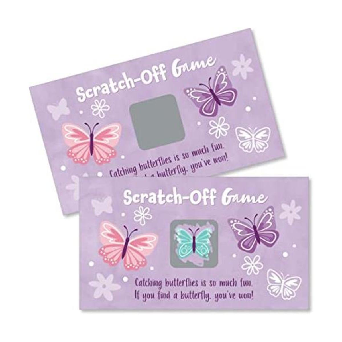 Big Dot of Happiness Beautiful Butterfly Tarjetas de