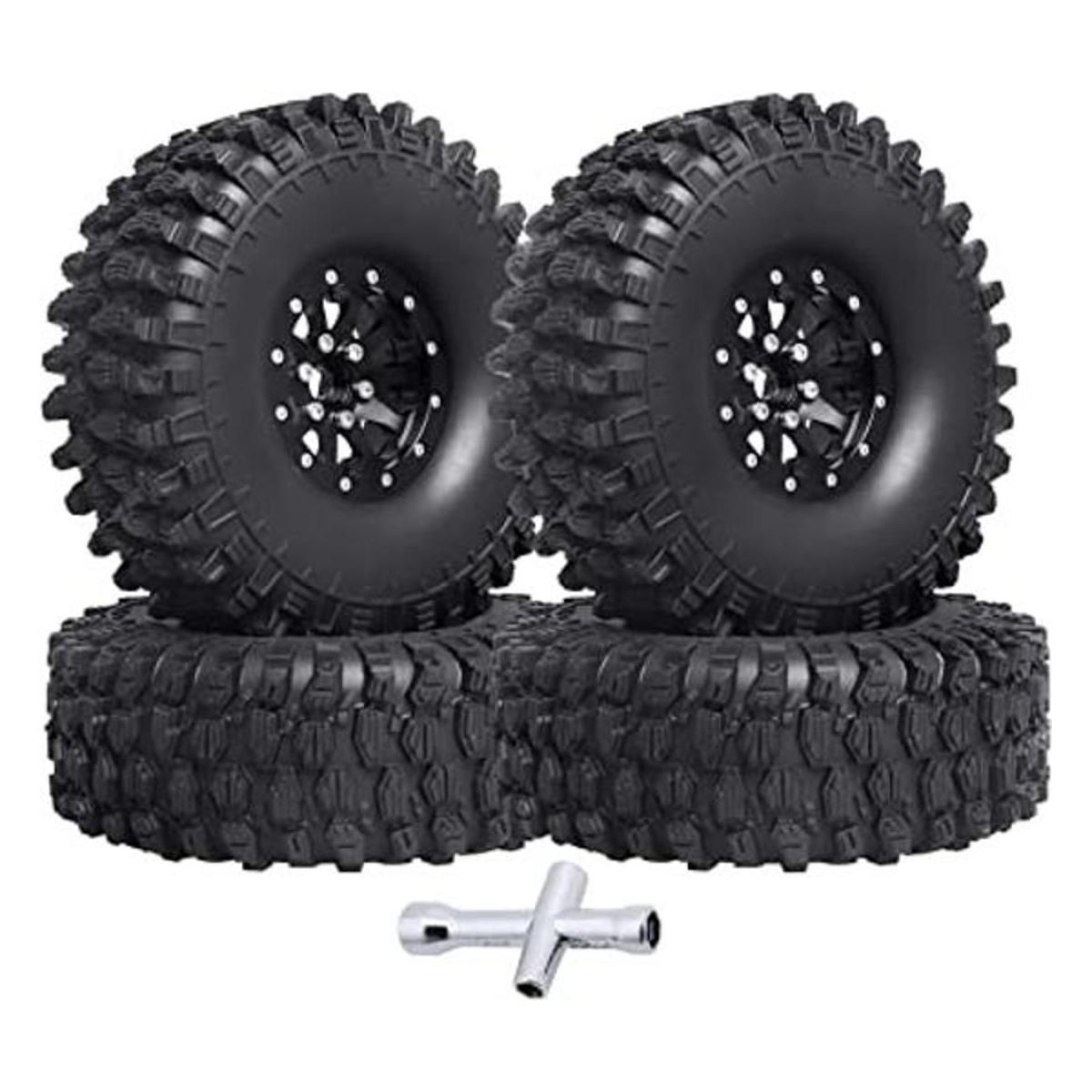 GoHobby Ruedas y neumáticos Beadlock de 1.9 pulgadas para