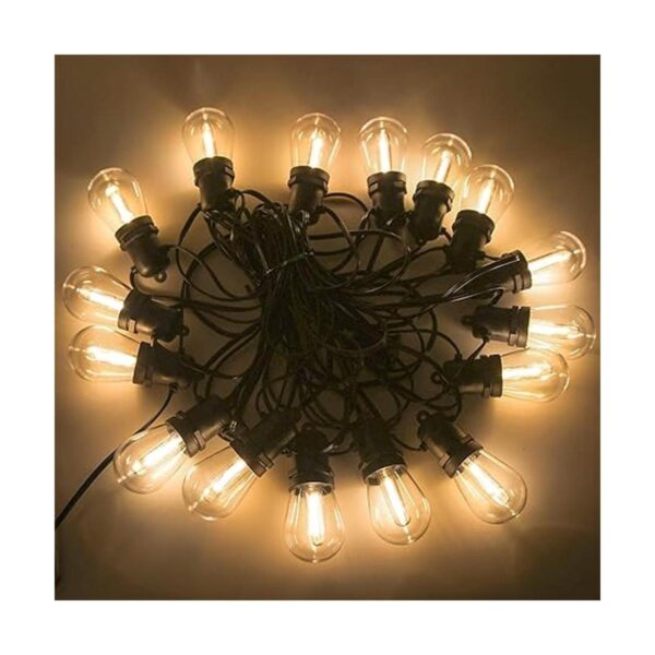 Cadena de luces LED para exteriores S14 de 30 pies con 10_4