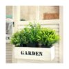 Greentime Juego de 3 plantas artificiales en maceta