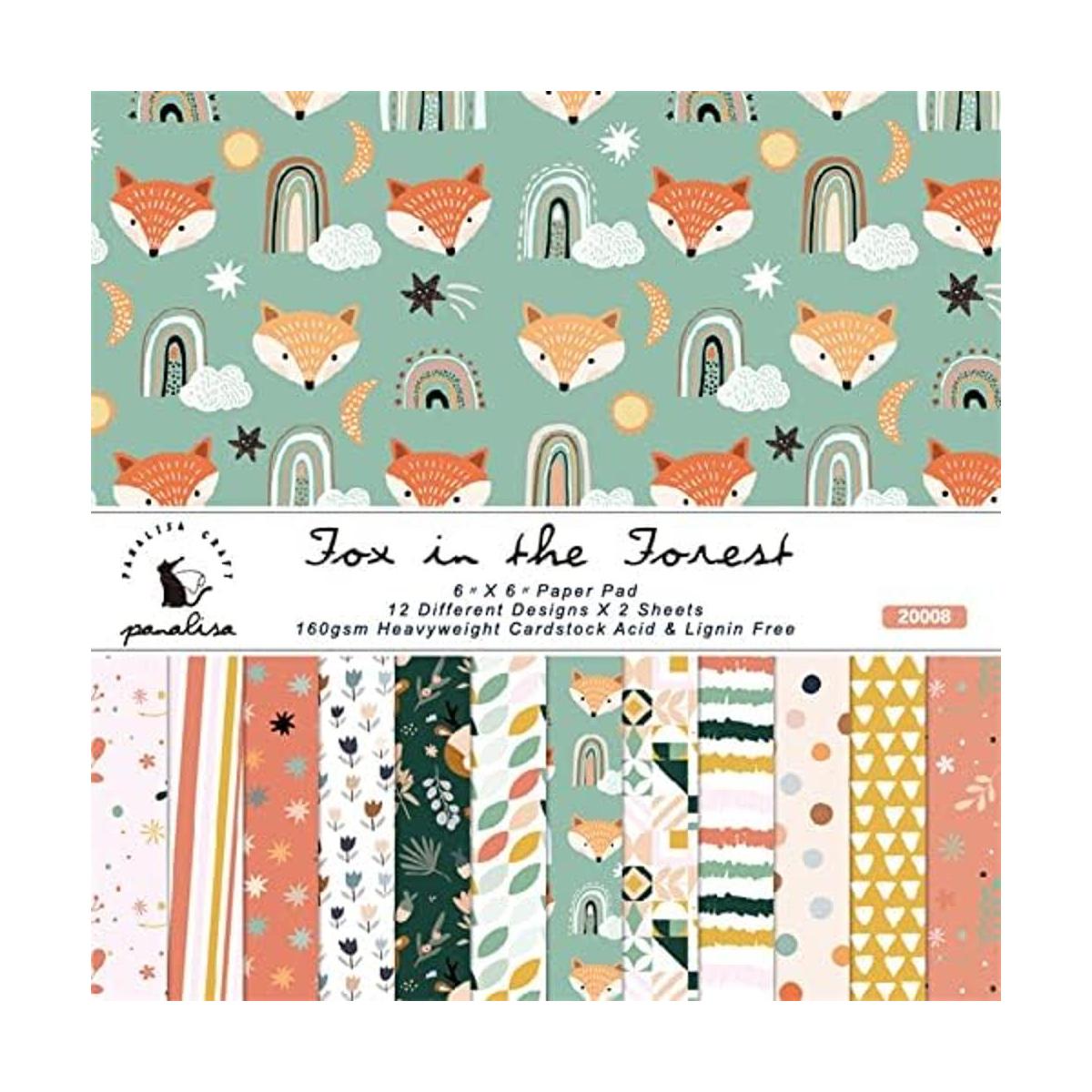 Lily Craft Fox in the Forest Libro de recortes álbum de