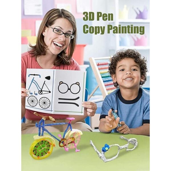 Libro de dibujo de impresión 3D reutilizable colorido