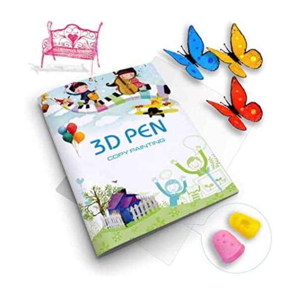Libro de dibujo de impresión 3D reutilizable colorido