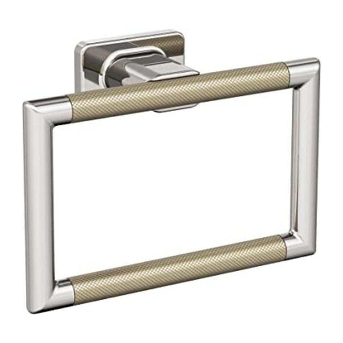 Esquire Anillo de toalla contemporáneo de níquel