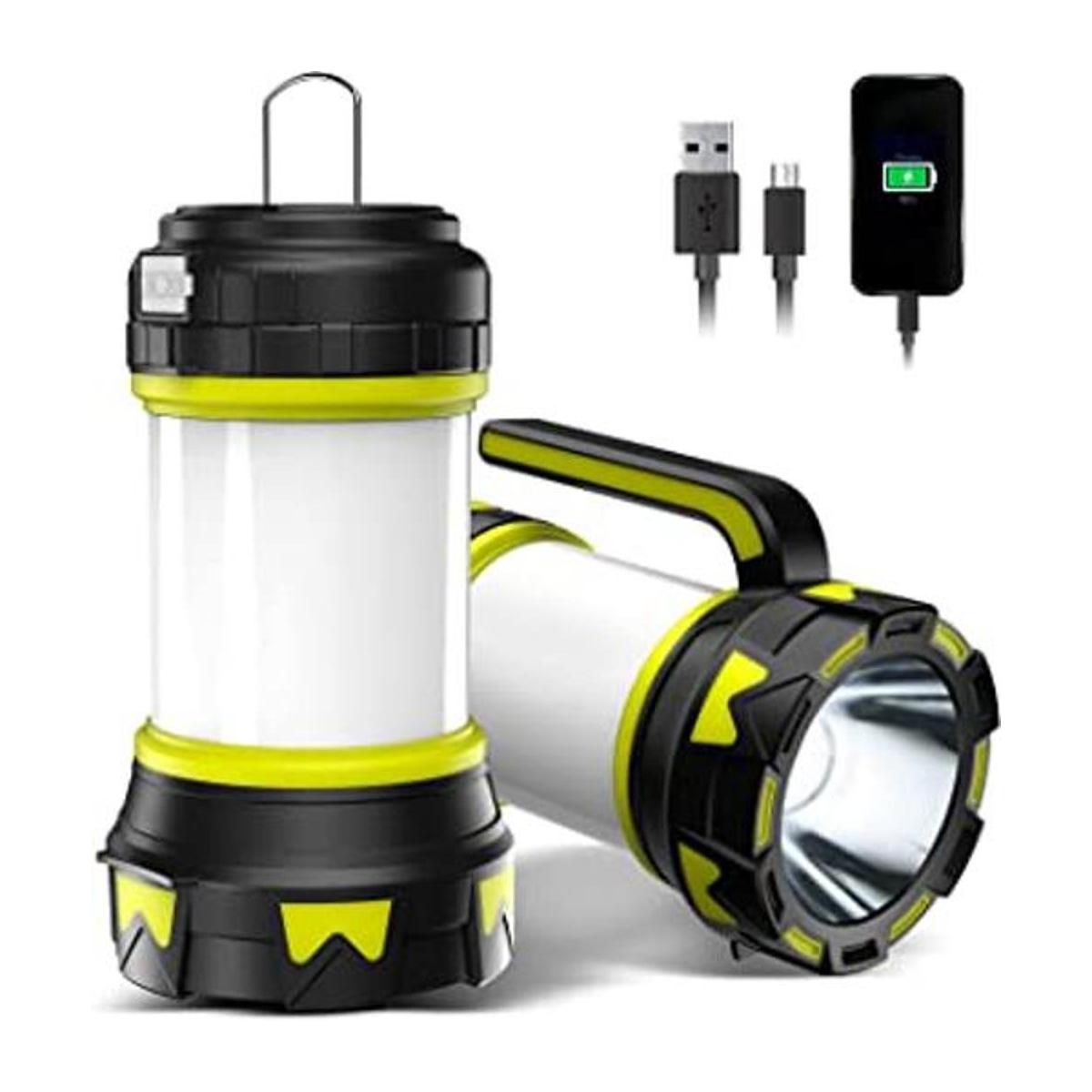 Bochaos Linterna de camping recargable 6 modos LED