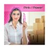 Pink Power Cortador de caja rosa retráctil cuchillo de