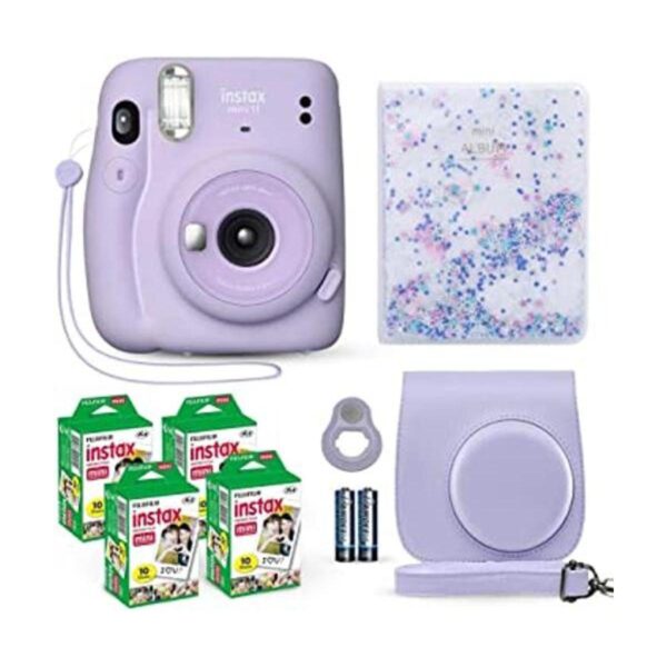 Fujifilm Instax Mini 11 Cámara instantánea púrpura lila_1