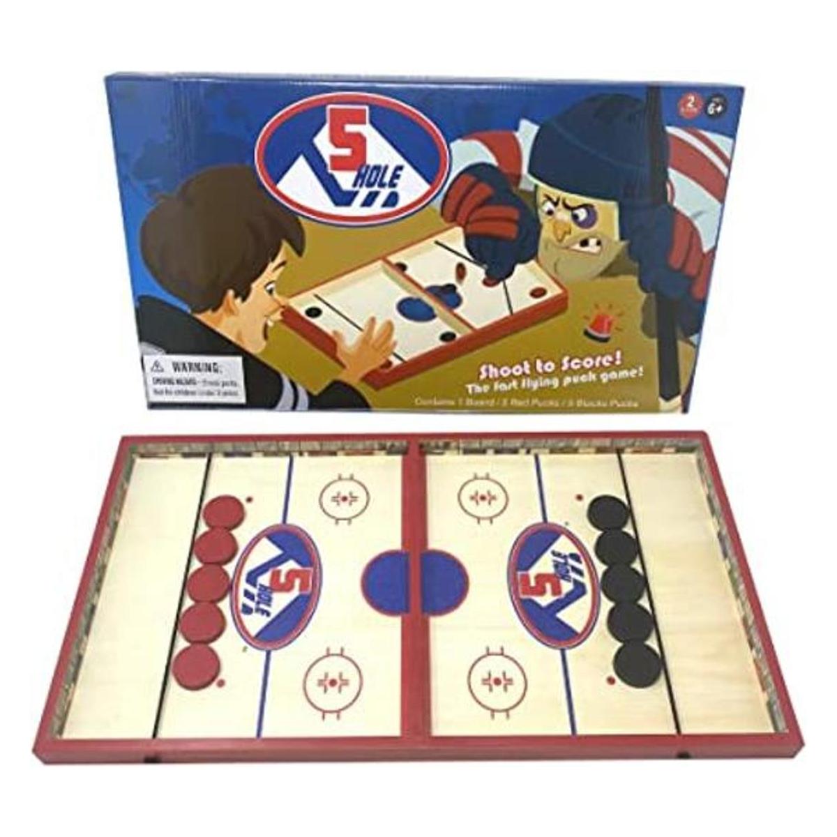 Regal Games Juego de disco de hockey de dedo divertido y