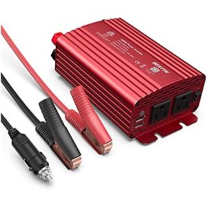 BESTEK Inversor de corriente de 500 W CC de 12 V a 110 V_1