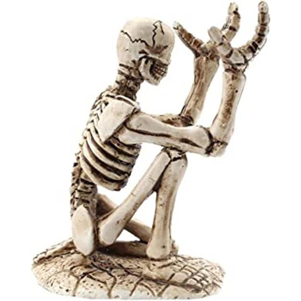 BESTOYARD Soporte para bolígrafos de calavera con diseño