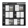 BESTTEN Interruptor de luz de pared decorativo de un solo