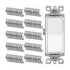 BESTTEN Interruptor de luz de pared decorativo de un solo
