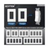 BESTTEN Interruptor de luz de pared decorativo de un solo