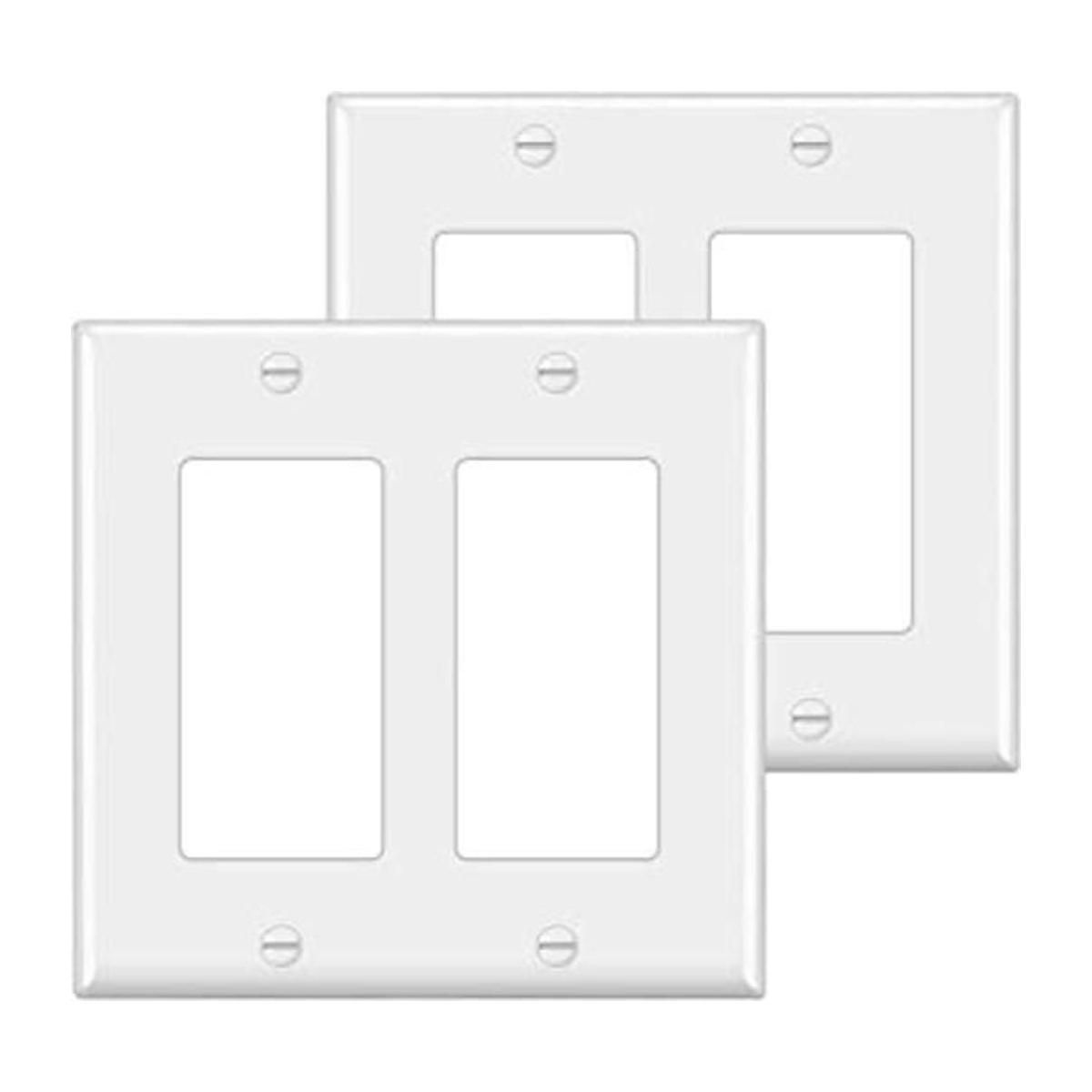 BESTTEN Placa de pared decorativa de 2 bandas tamaño