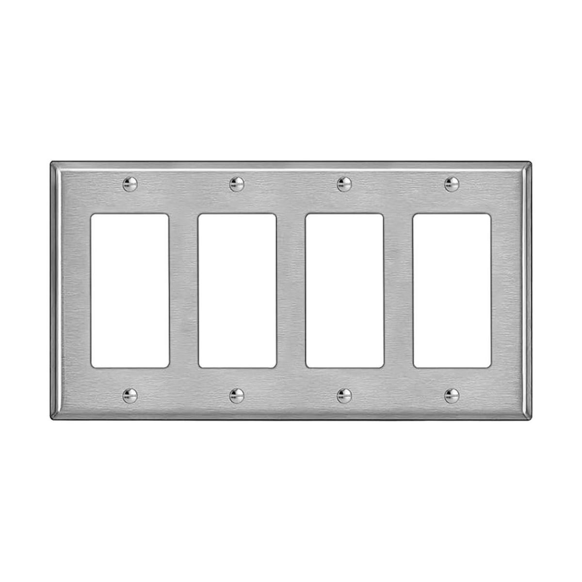 BESTTEN Placa de pared de metal para decoración de 4