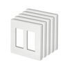 BESTTEN Placa de pared sin tornillos de 2 bandas serie_1