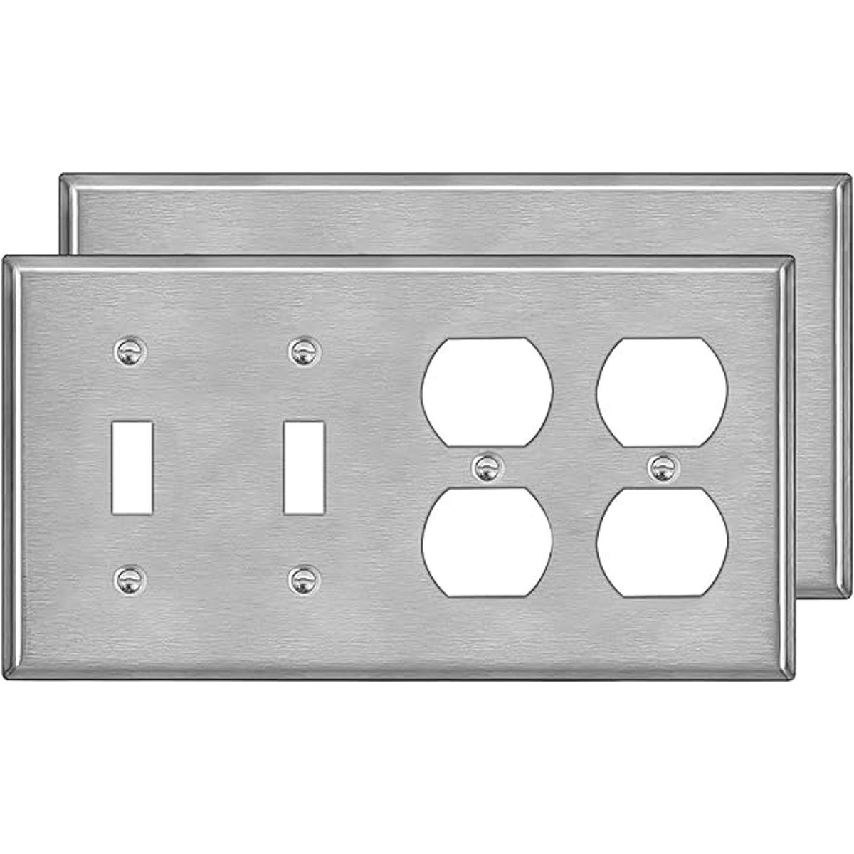 BESTTEN Placa de pared de metal con combinación de 4