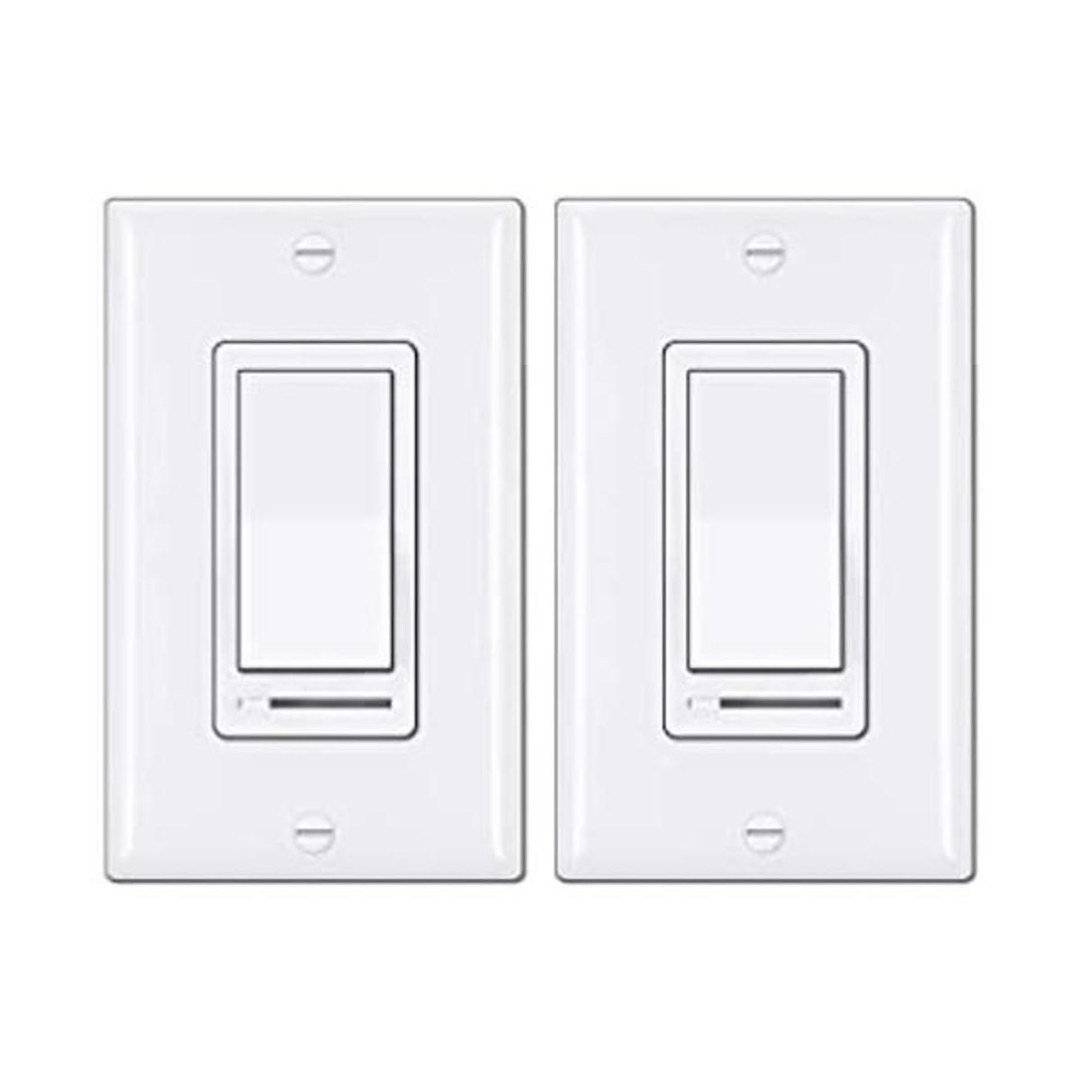 BESTTEN Paquete de 2 interruptores de luz reguladora