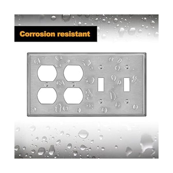 BESTTEN Placa de pared de metal con combinación de 4