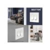 BESTTEN Placa de pared sin tornillos de 2 bandas serie_2