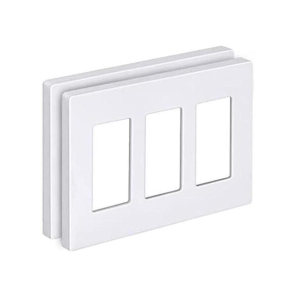 BESTTEN Placa de pared sin tornillos de 3 bandas serie_1