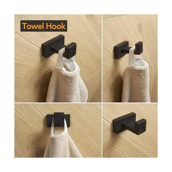 BESy Juego de accesorios de baño de 4 piezas toallero_5