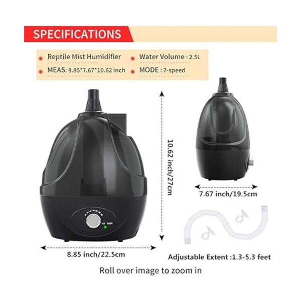 BETAZOOER Humidificadores de reptiles Mister Fogger con_2