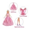 BETTINA Juego de muñecas de princesa de unicornio con_3
