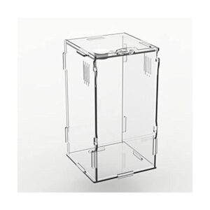 BETAZOOER Mini tanque de reptiles de acrílico terrarios